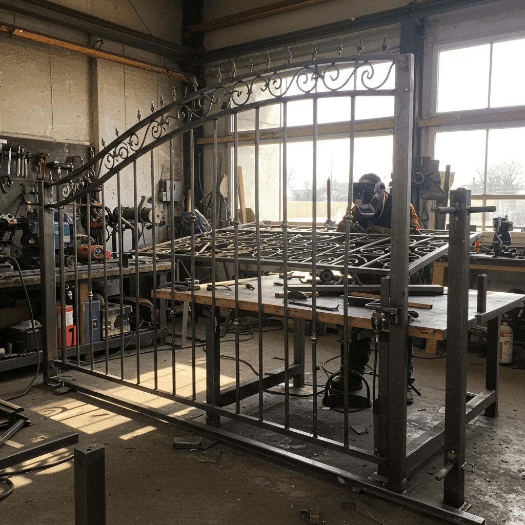 Individuelle Metallanfertigung in der BETA ZAUN Werkstatt
